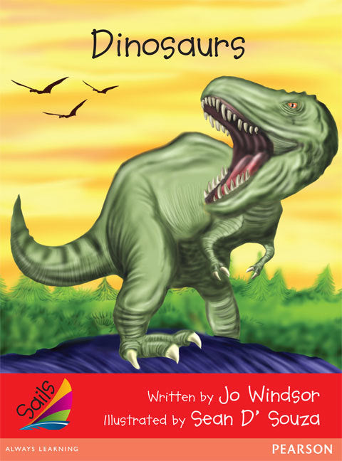Sails - Early Level 1, Set 2 (Red): Dinosaurs (Reading Level 4 / F&P Level C)