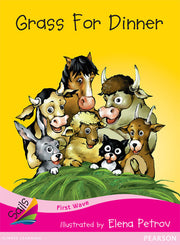 First Wave - Set 3: Grass for Dinner (Reading Level 1 / F&P Level A)