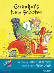 Sails - Additional Fluency (Turquoise): Grandpa's New Scooter (Reading Level 17 / F&P Level J)