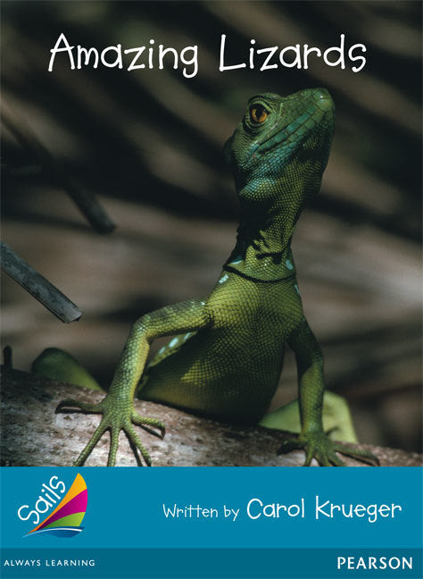 Sails - Additional Fluency (Turquoise): Amazing Lizards (Reading Level 18 / F&P Level J)