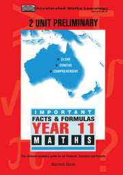 Facts and Formulas Year 11 2 Unit Maths