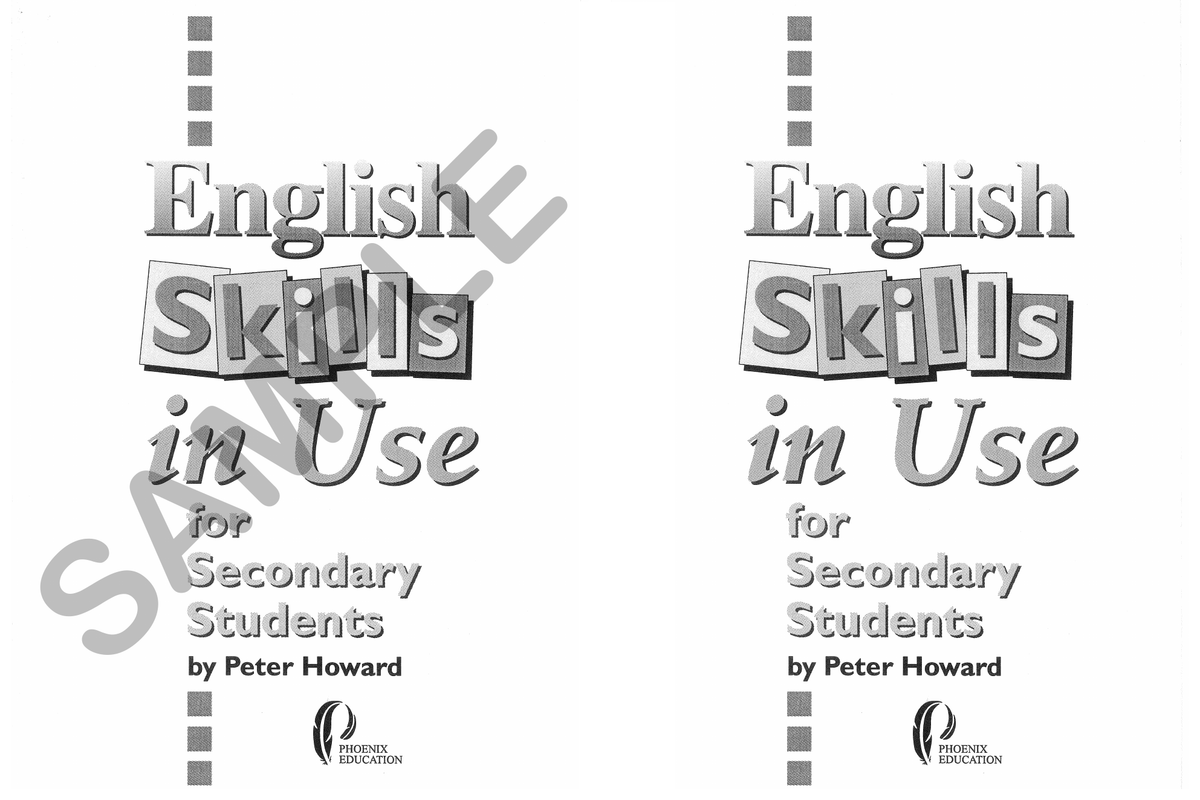 English Skills in Use - Secondary Students sample page
