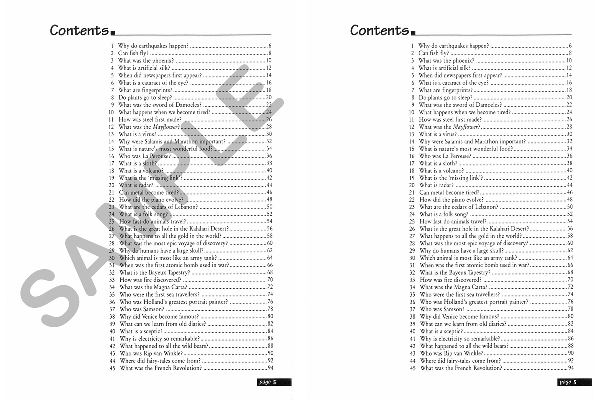 English Skills in Use - Secondary Students sample page