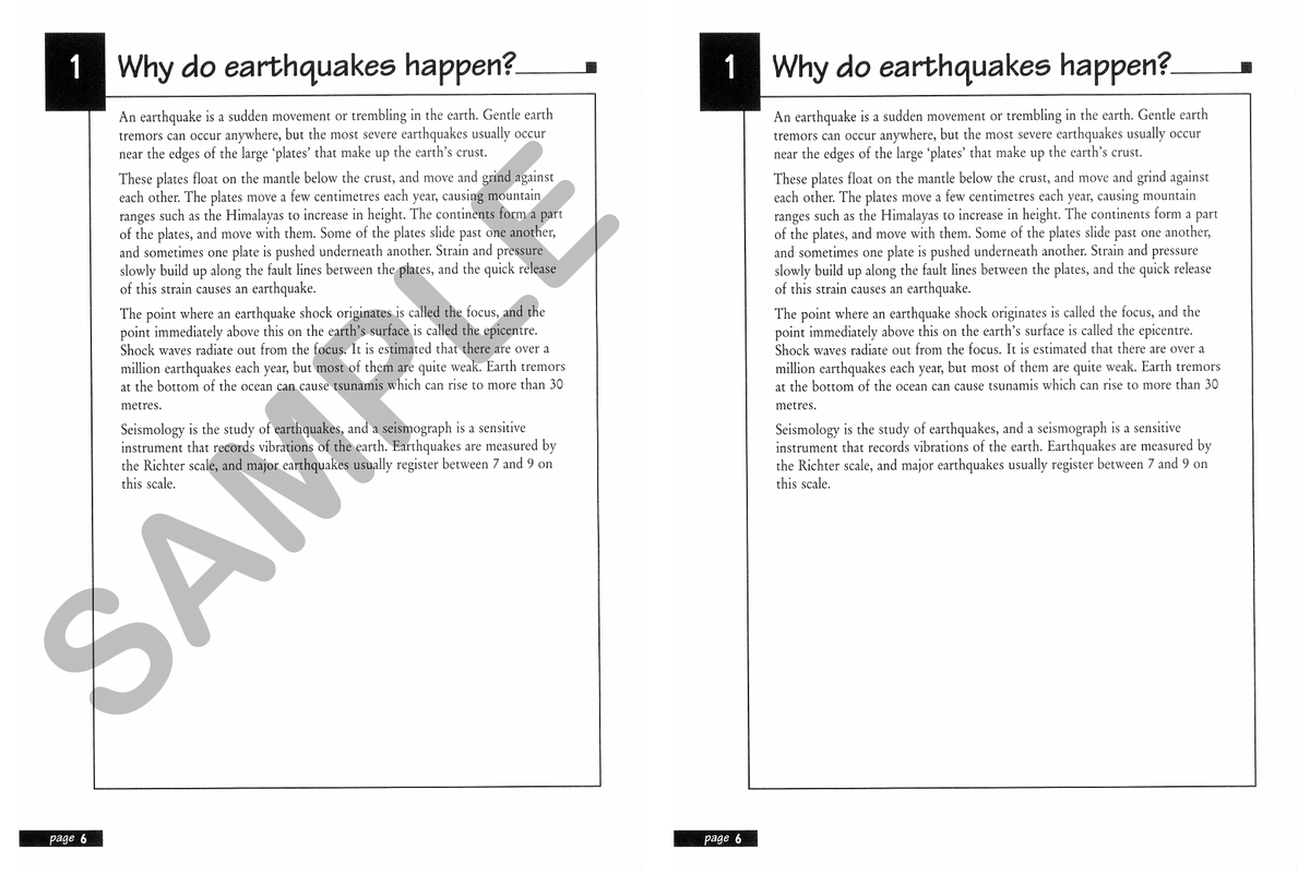 English Skills in Use - Secondary Students sample page