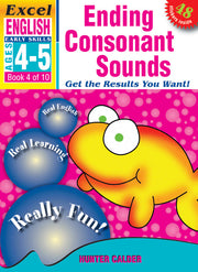 Excel Early Skills - English: Book 4 - Ending Consonant Sounds