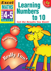 Excel Early Skills - Maths: Book 4 - Learning Numbers to 10