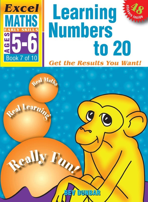 Excel Early Skills - Maths: Book 7 - Learning Numbers to 20