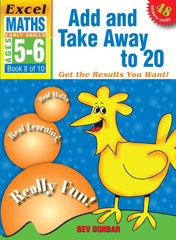 Excel Early Skills - Maths: Book 8 - Add and Take Away to 20