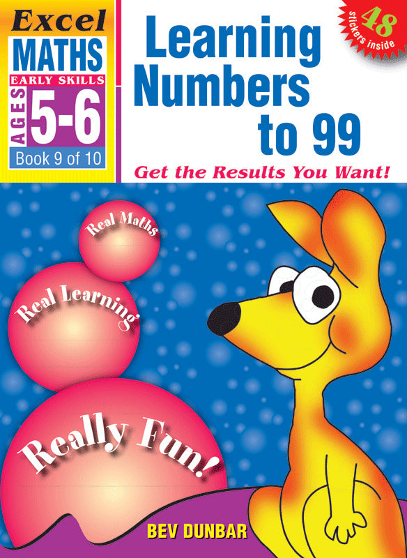 Excel Early Skills - Maths: Book 9 - Learning Numbers to 99