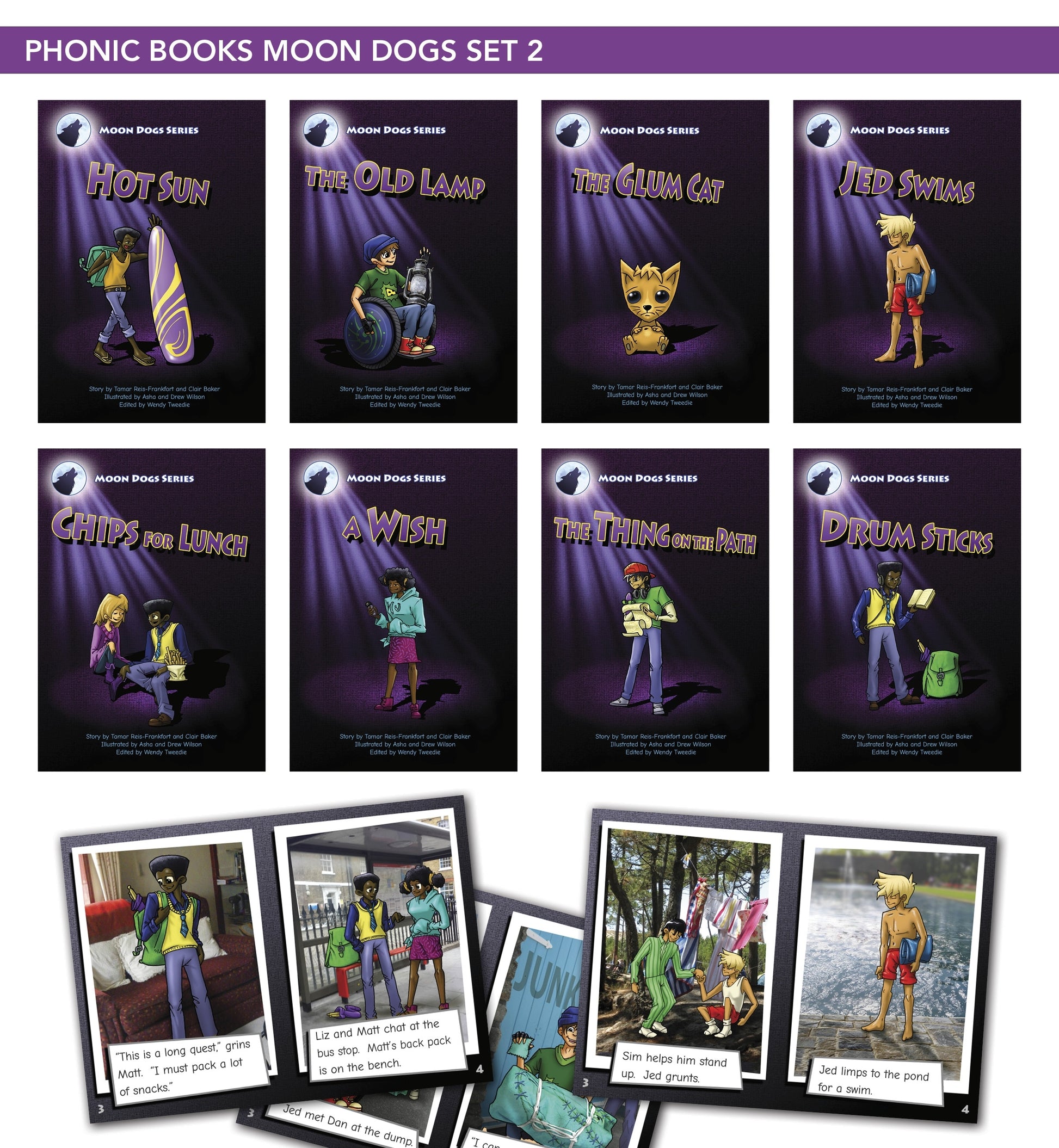 Phonic Books Moon Dogs Set 2