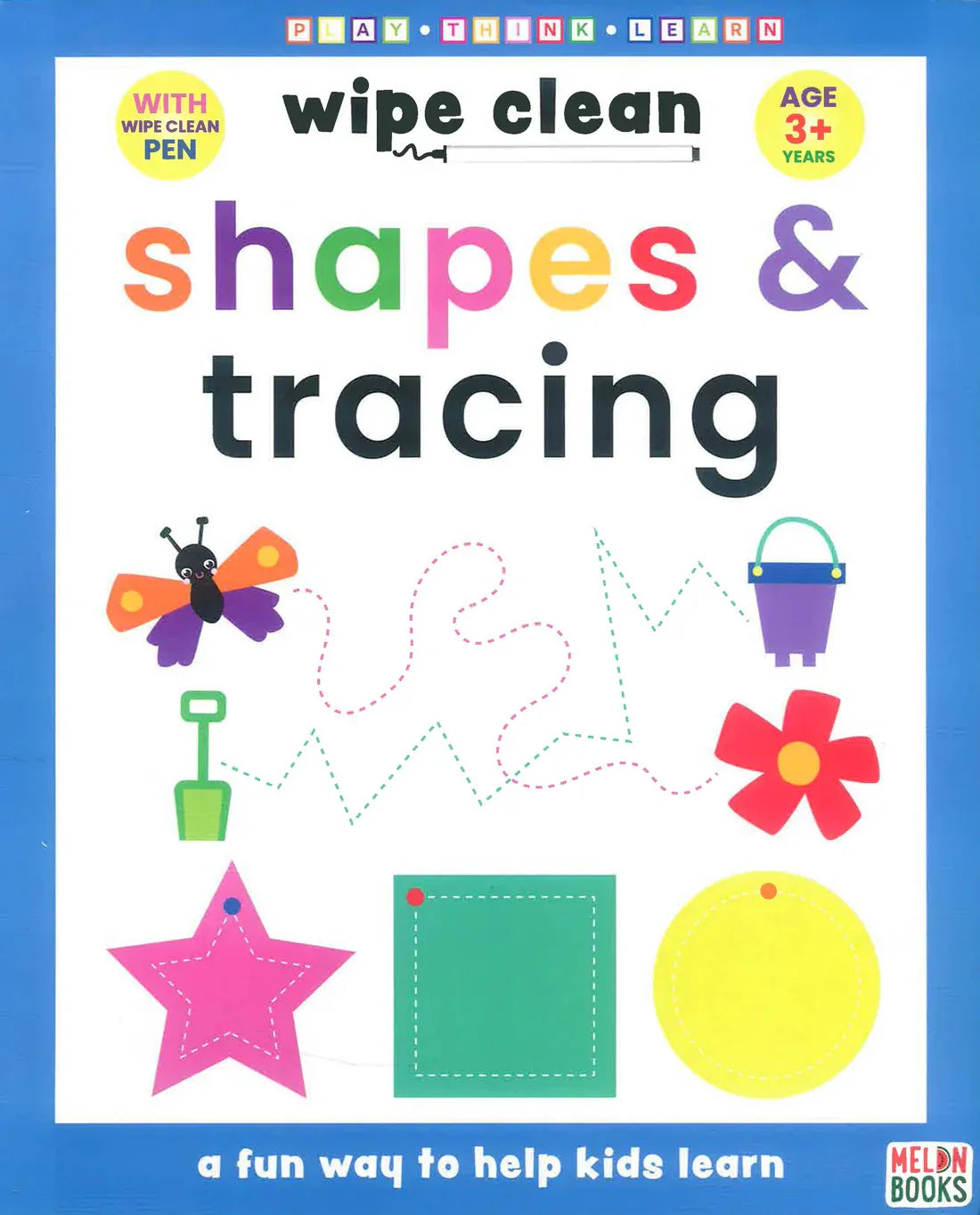 Clear Fun Shape Wipe Clean Shapes And Tracing – Teacher Superstore