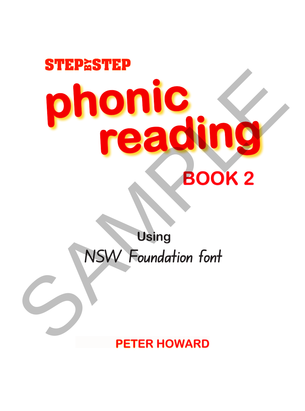 Step by Step Phonic Reading 2 NSW sample page