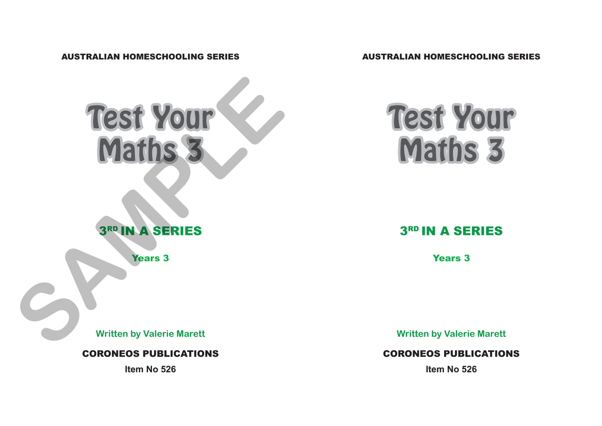 Test Your Maths 3 sample page