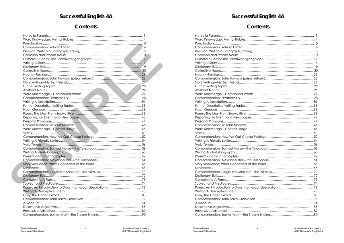 Successful English 4A (Year 4) sample page