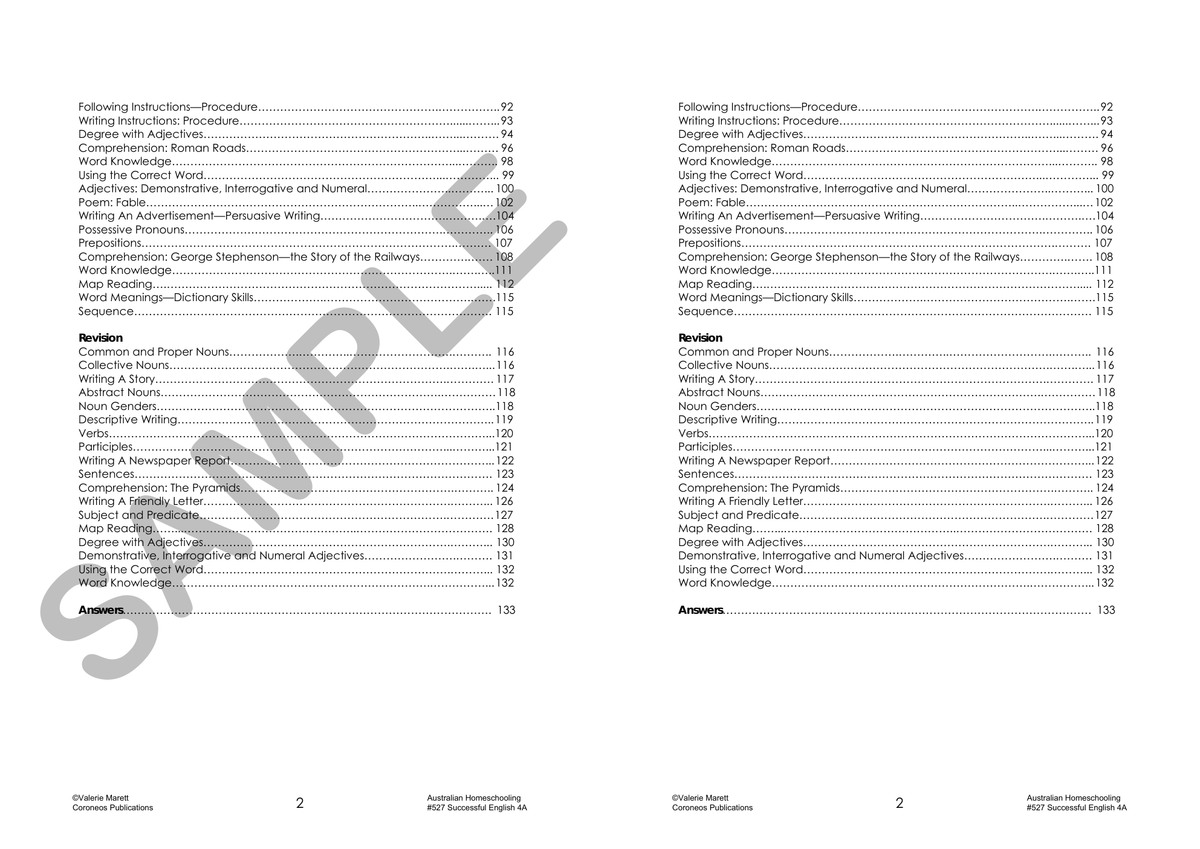 Successful English 4A (Year 4) sample page