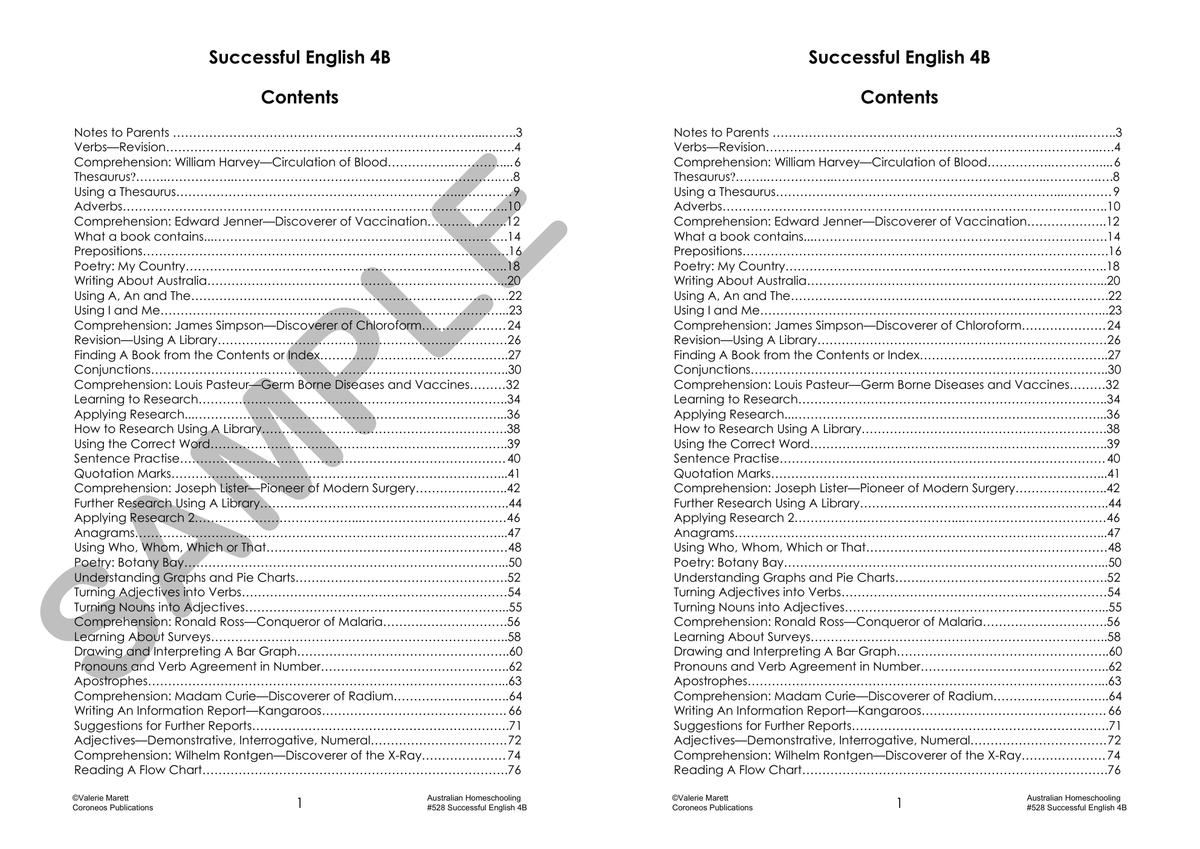 Successful English 4B (Year 4) sample page