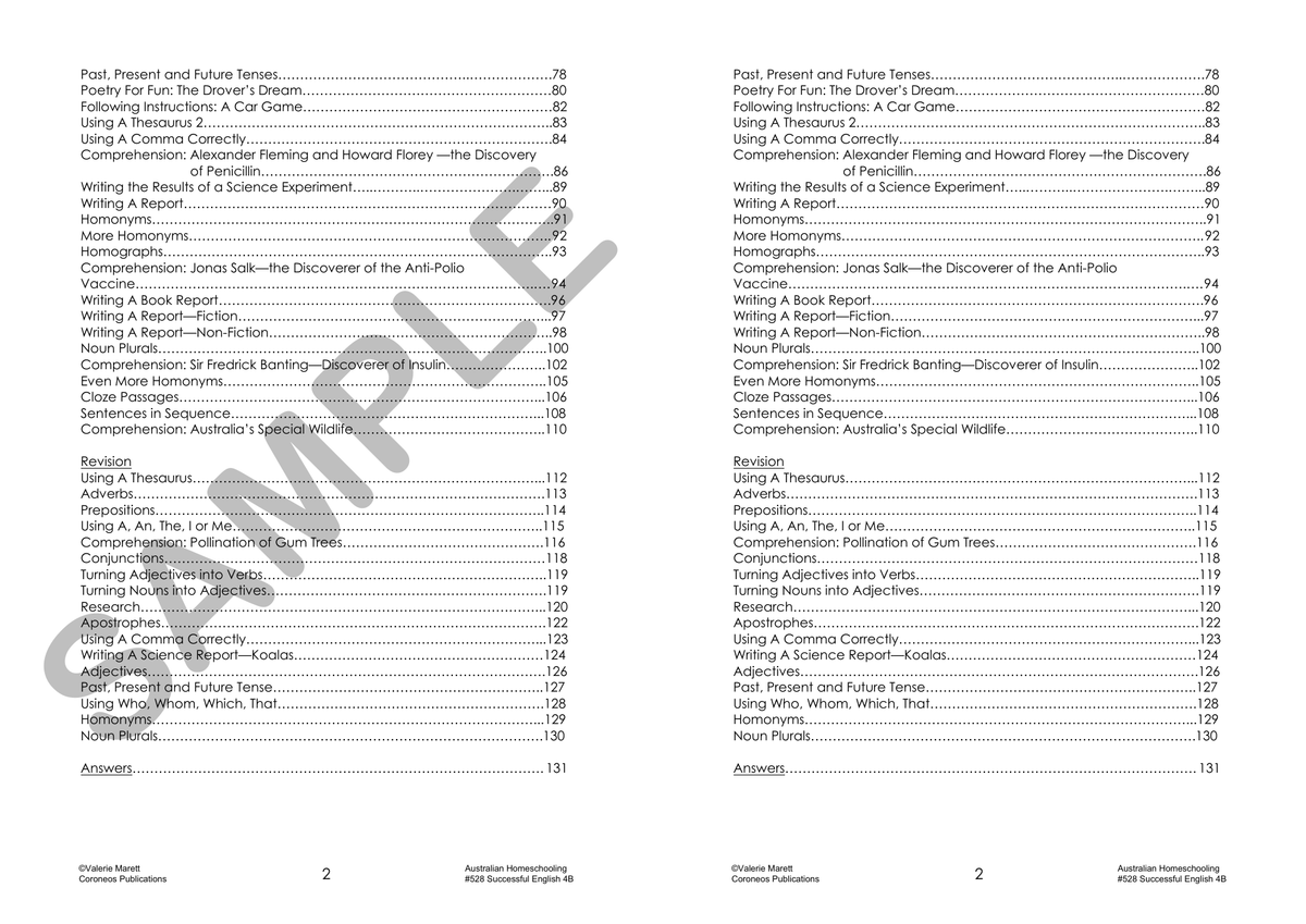 Successful English 4B (Year 4) sample page