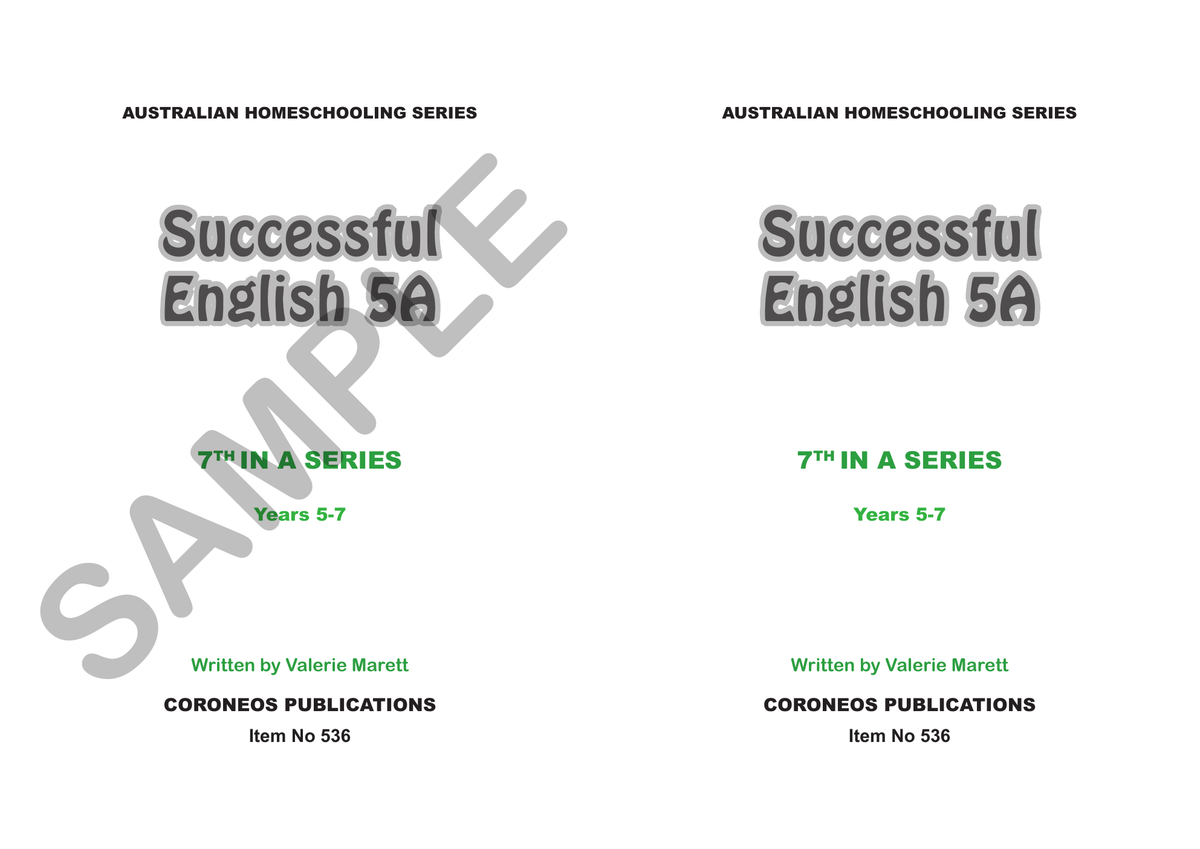 Successful English 5A sample page