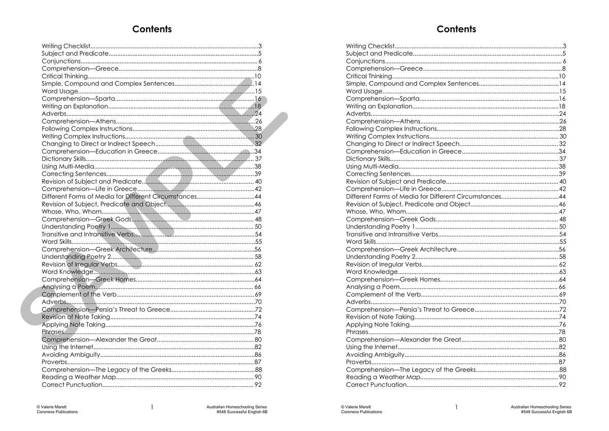 Successful English 6B (Years 6-8) sample page
