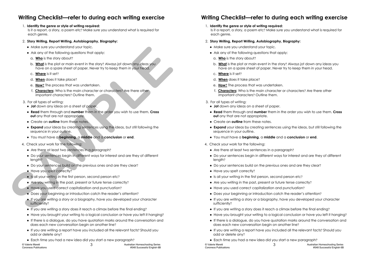 Successful English 6B (Years 6-8) sample page