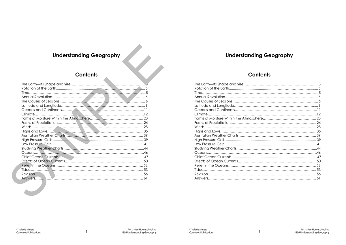 Understanding Geography sample page