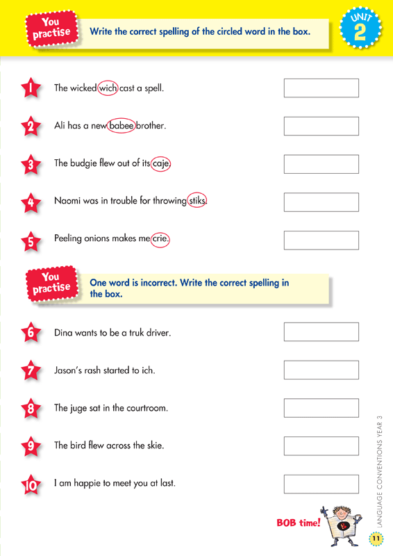 Back to Basics - NAPLAN* Language Conventions: Year 3