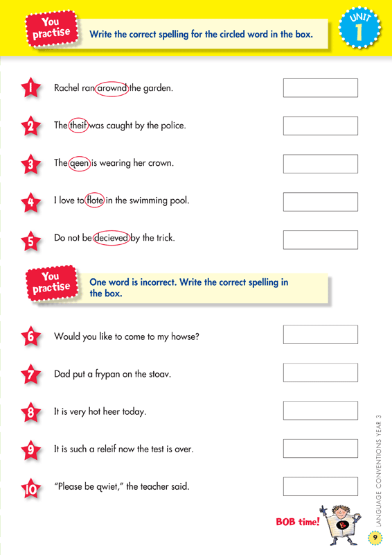 Back to Basics - NAPLAN* Language Conventions: Year 3