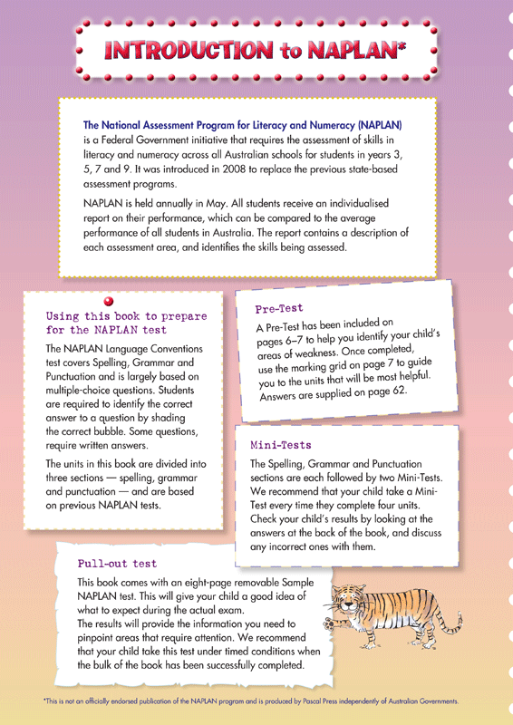 Back to Basics - NAPLAN* Language Conventions: Year 3