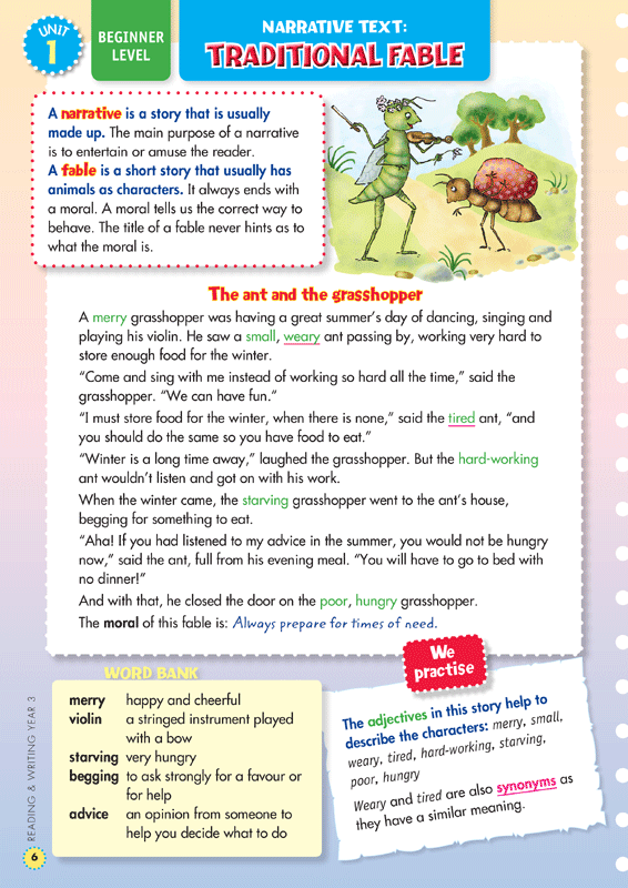 Back to Basics - Reading and Writing: Year 3