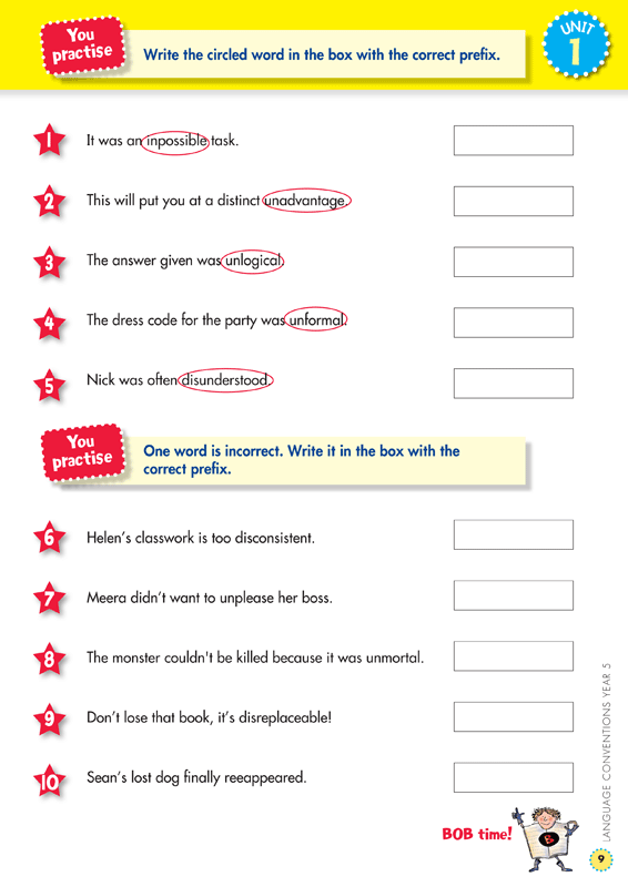 Back to Basics - NAPLAN* Language Conventions: Year 5
