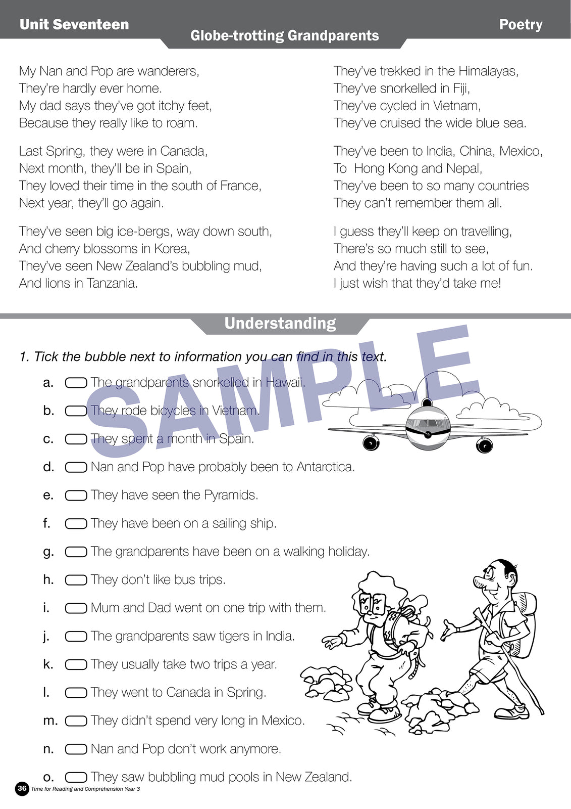 Time for Reading Comprehension - Year 3