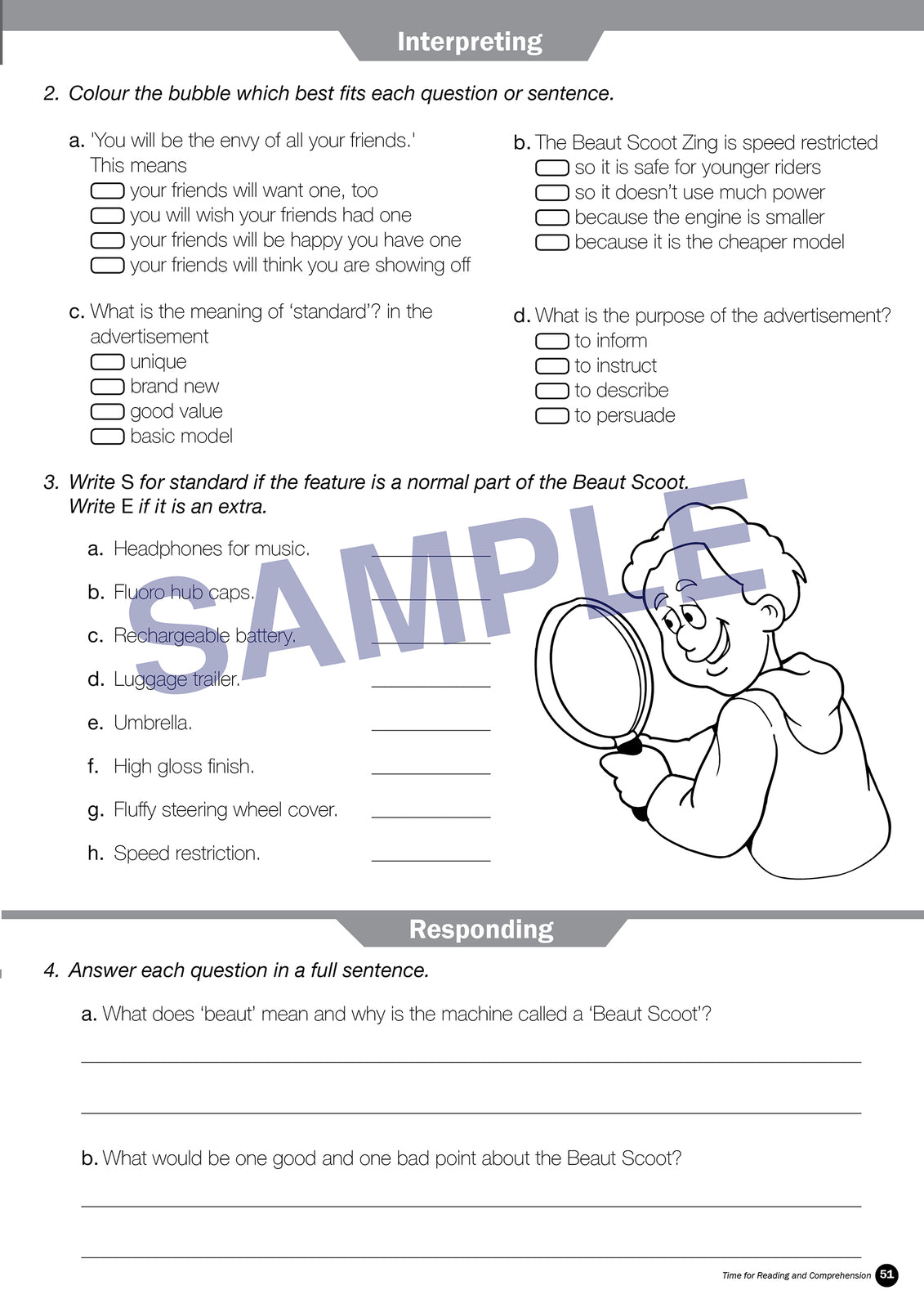 Time for Reading Comprehension - Year 4