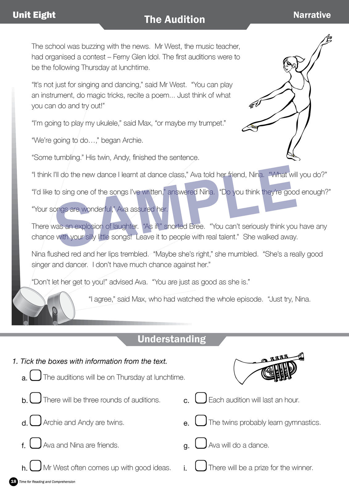 Time for Reading Comprehension - Year 5