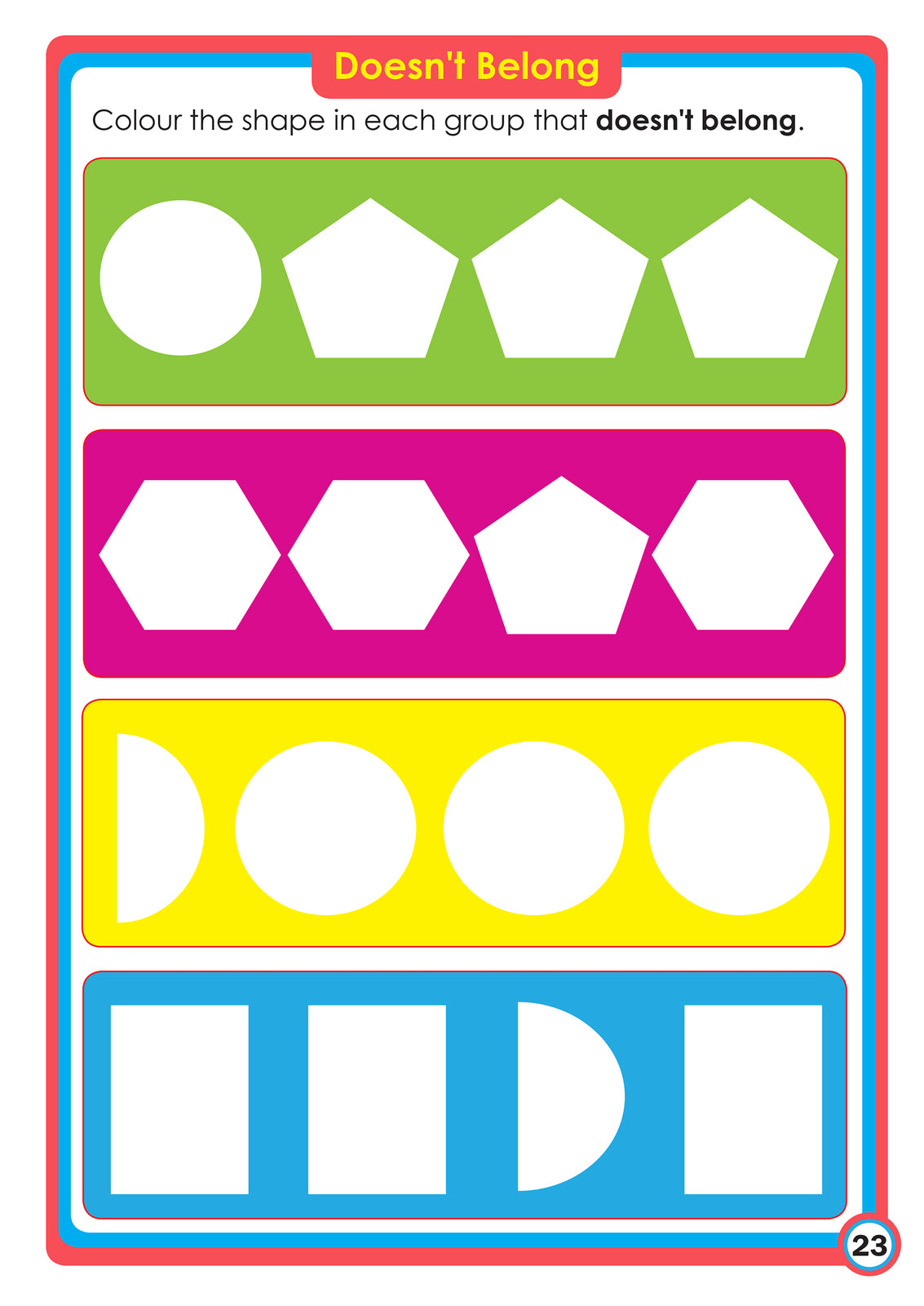 Time for My Preschool - Shapes and Measurement