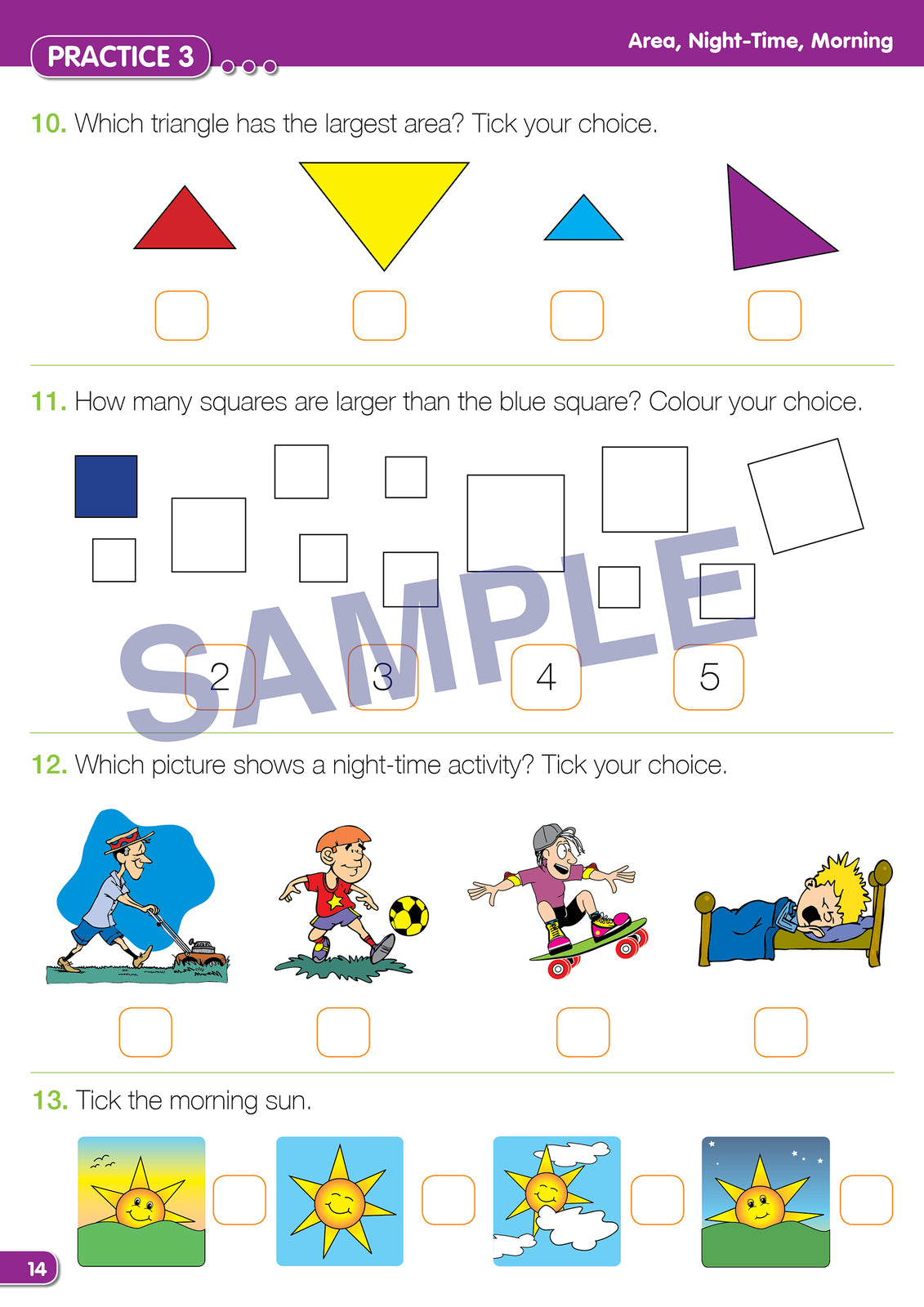 Time for NAPLAN - Maths Practice: Year 1