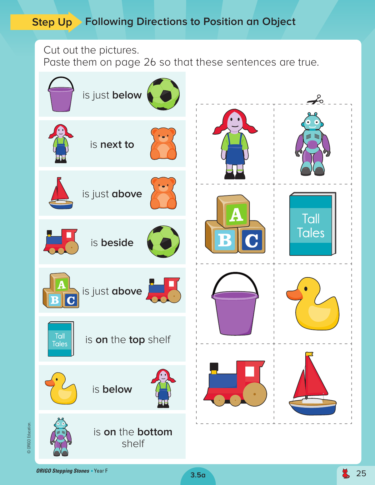 Stepping Stones - Student Journal: Foundation sample page