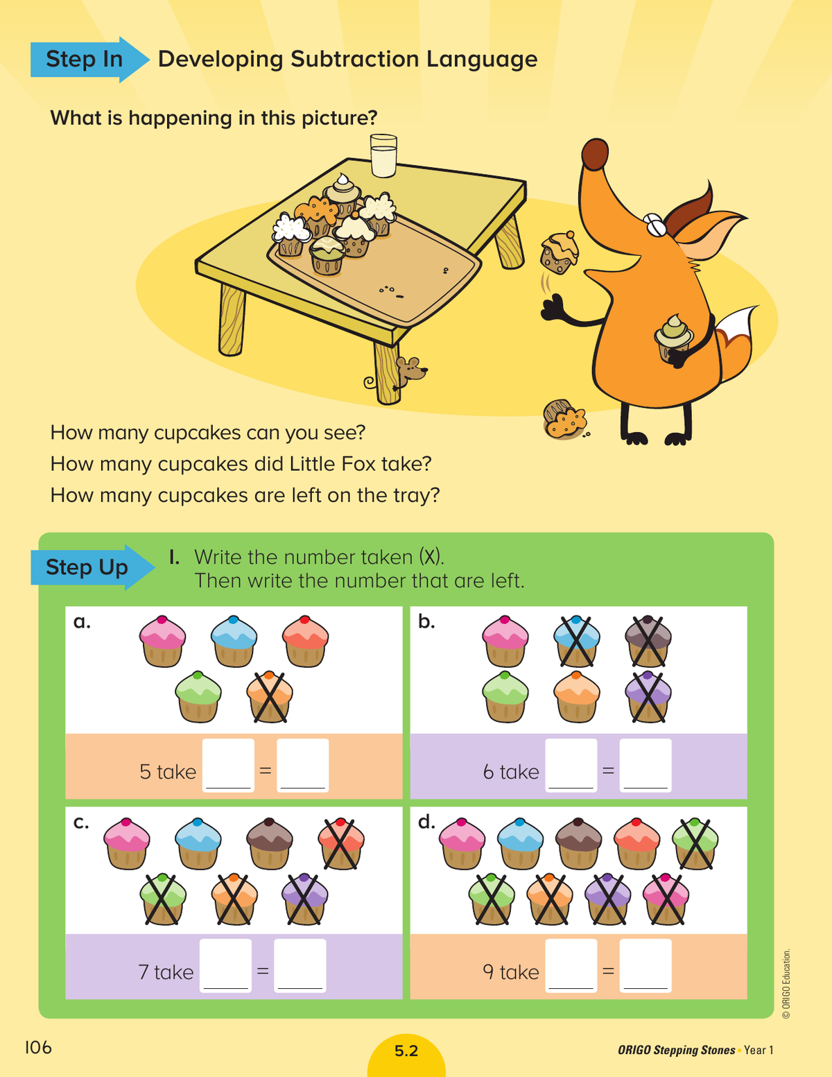 Stepping Stones - Student Journal: Year 1 sample page