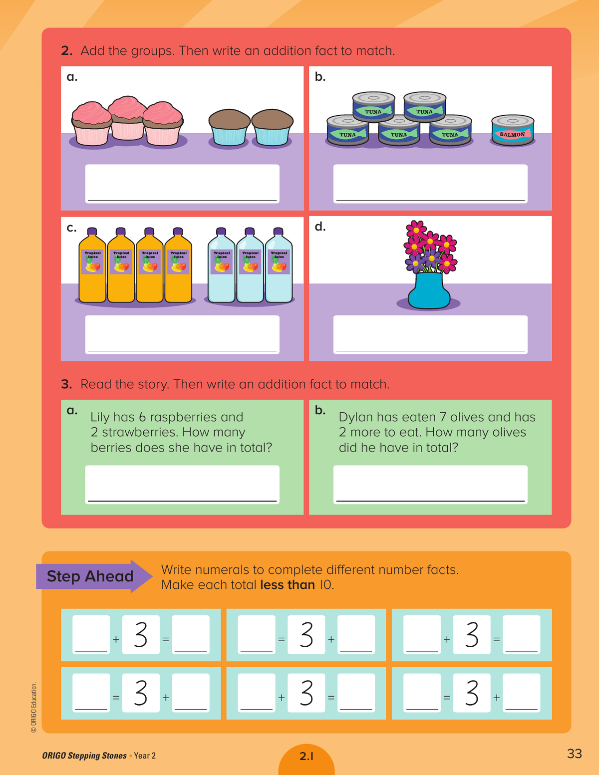 Stepping Stones - Student Journal: Year 2 sample page