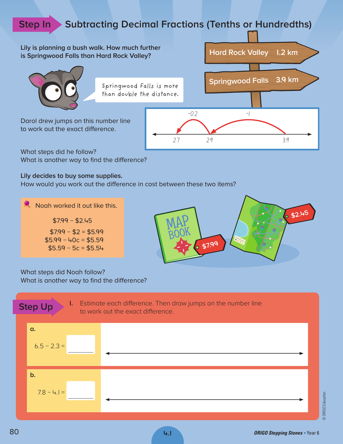 Stepping Stones - Student Journal: Year 6 sample page