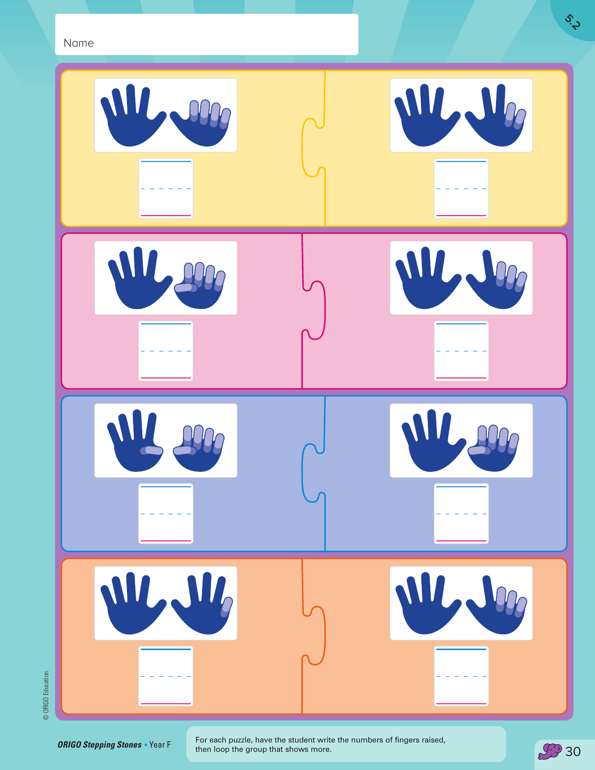 Stepping Stones - Student Practice Book: Foundation sample page