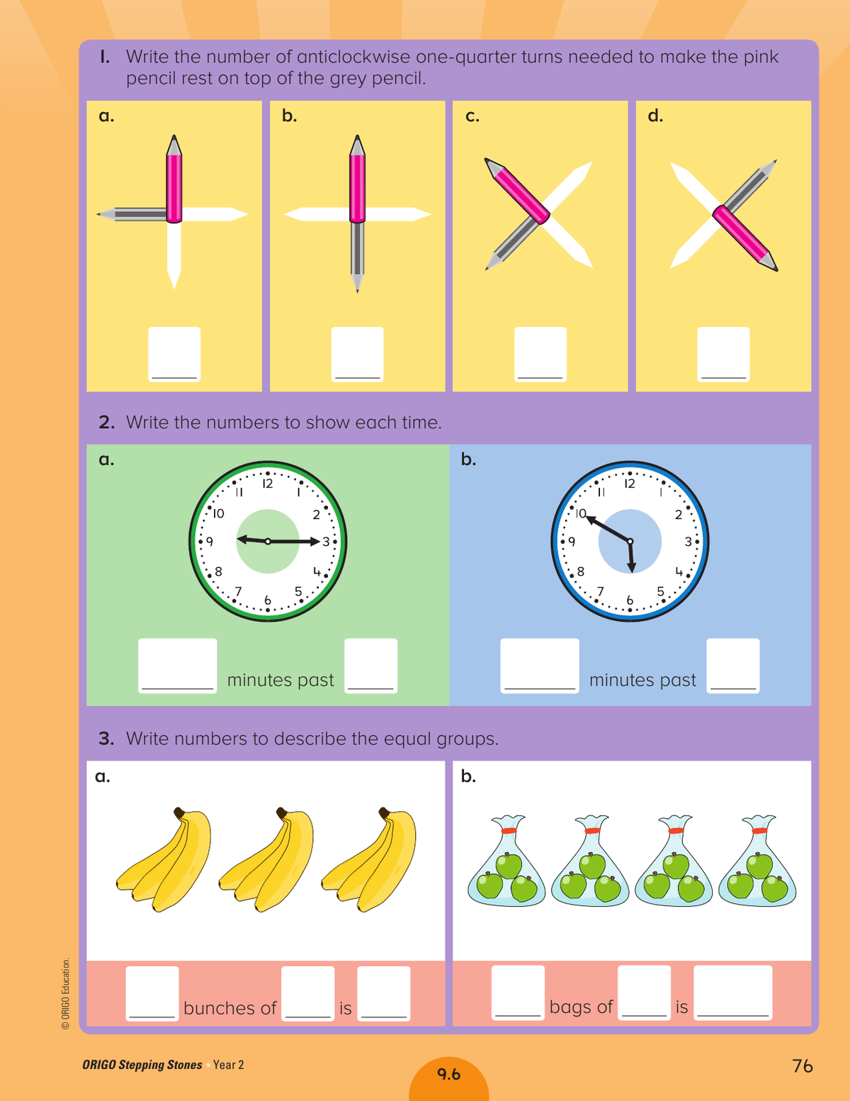 Stepping Stones - Student Practice Book: Year 2 sample page