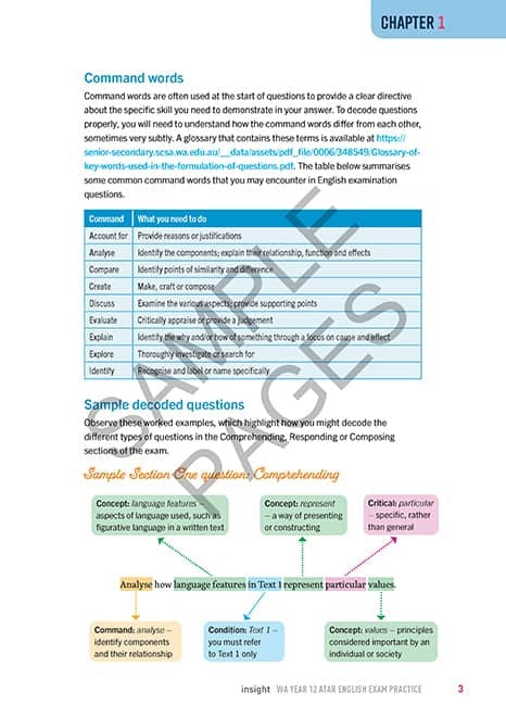 WA Year 12 ATAR English Exam Practice