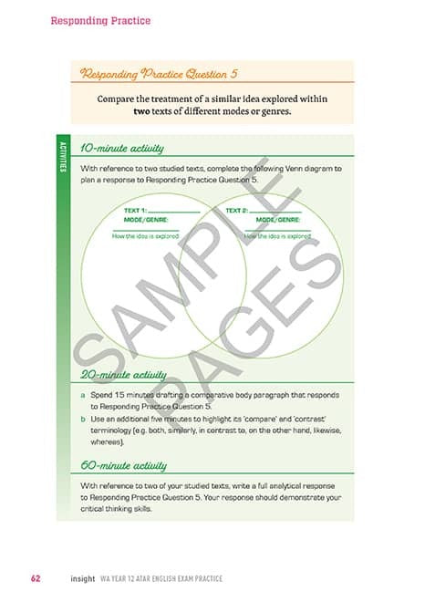 WA Year 12 ATAR English Exam Practice