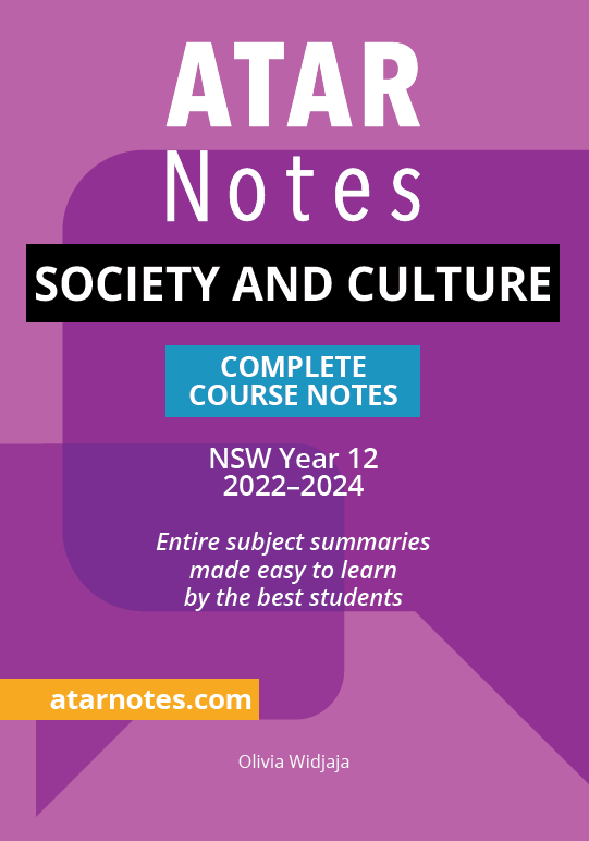 ATAR Notes HSC (Year 12) - Complete Course Notes: Culture (2022-2024)