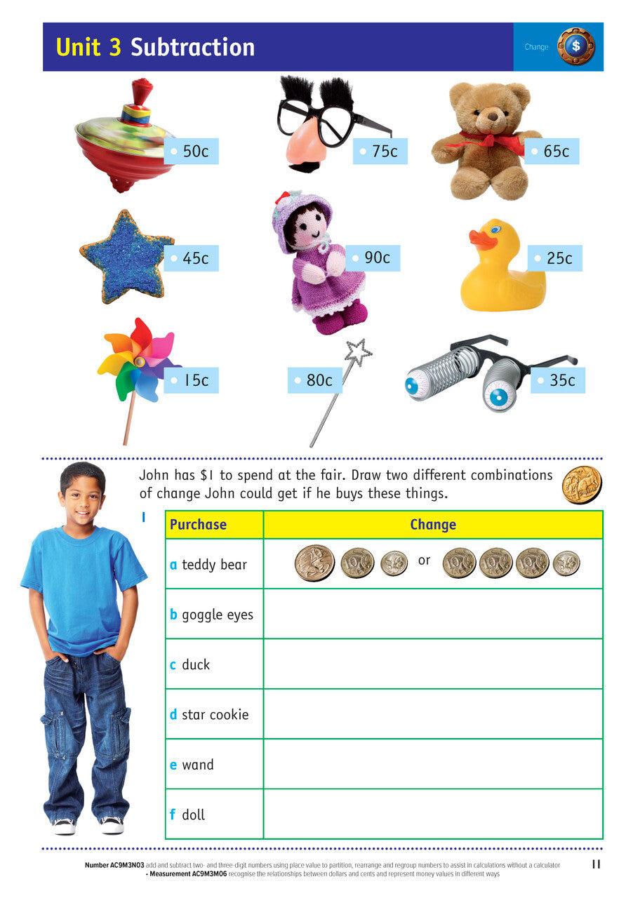 Targeting Maths Australian Curriculum Edition - Student Book: Year 3