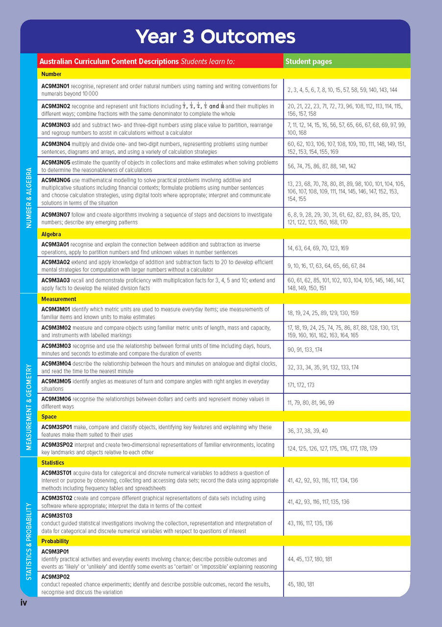 Targeting Maths Australian Curriculum Edition - Student Book: Year 3