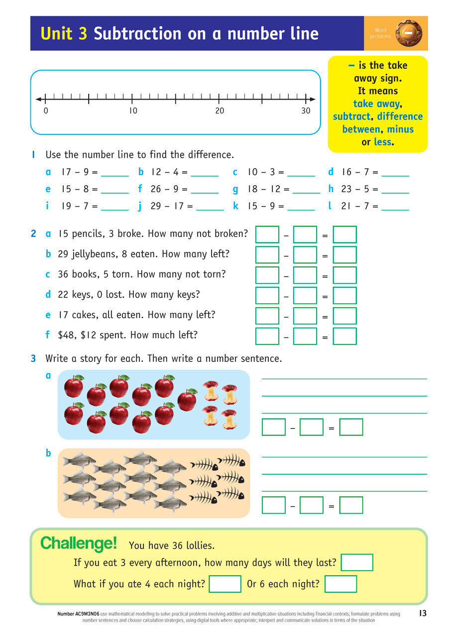 Targeting Maths Australian Curriculum Edition - Student Book: Year 3