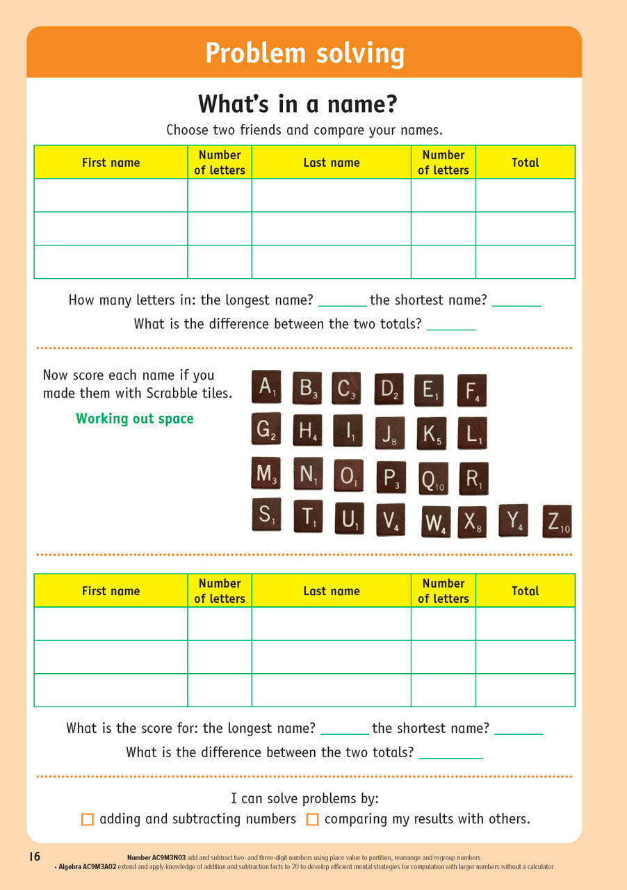 Targeting Maths Australian Curriculum Edition - Student Book: Year 3