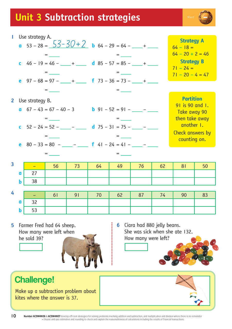 Targeting Maths Australian Curriculum Edition - Student Book: Year 4