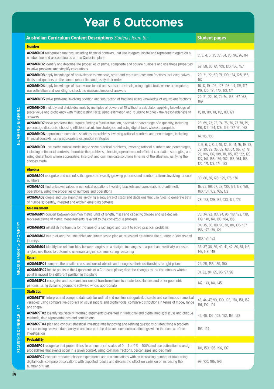 Targeting Maths Australian Curriculum Edition - Student Book: Year 6